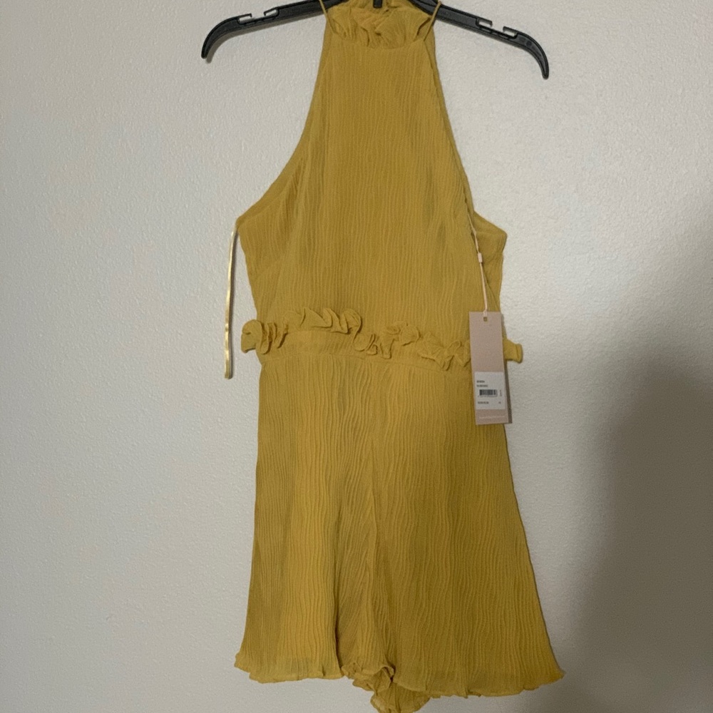 Keepsake yellow jumpsuit